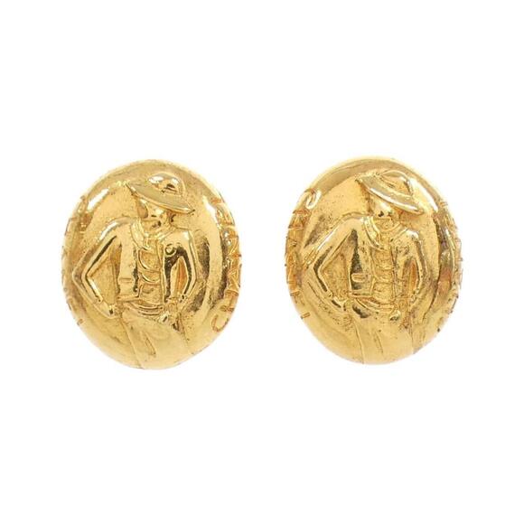 CHANEL Gold Earrings - Picture 1 of 8